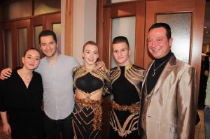 danseurs coulisses avant compétition