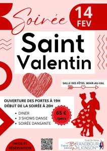 Dîner dansant Saint Valentin